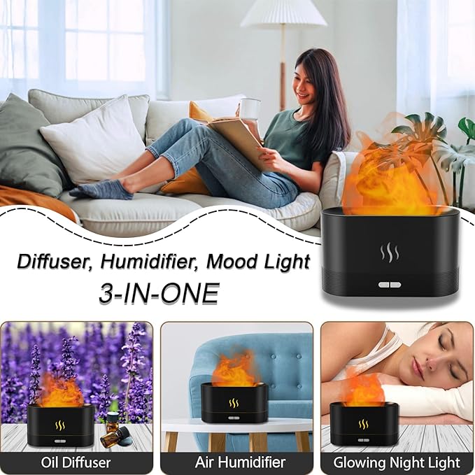 🔥 Aroma Flame Diffuser