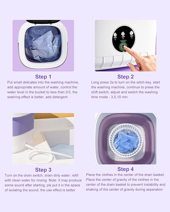Portable Mini Washing Machine