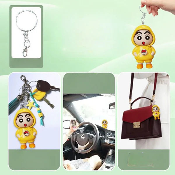 Shichan Rotating Face Keychain