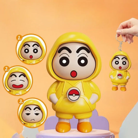 Shichan Rotating Face Keychain